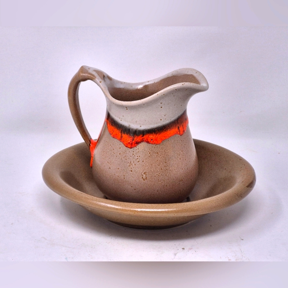 Vintage Rogers Collection Small Pitcher With Under Plate